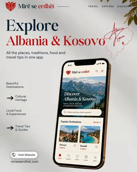 Mirë se erdhët Instagram post: Explore Albania and Kosovo, all in one app