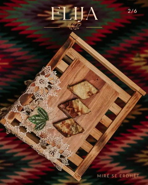 Mirë se erdhët Instagram post: Flija, from the Traditional recipes carousel